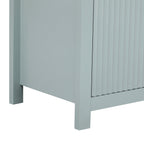 Fluted Sideboard Buffet 55 in, Light Blue, 2 Drawers and 4 Doors - view 19