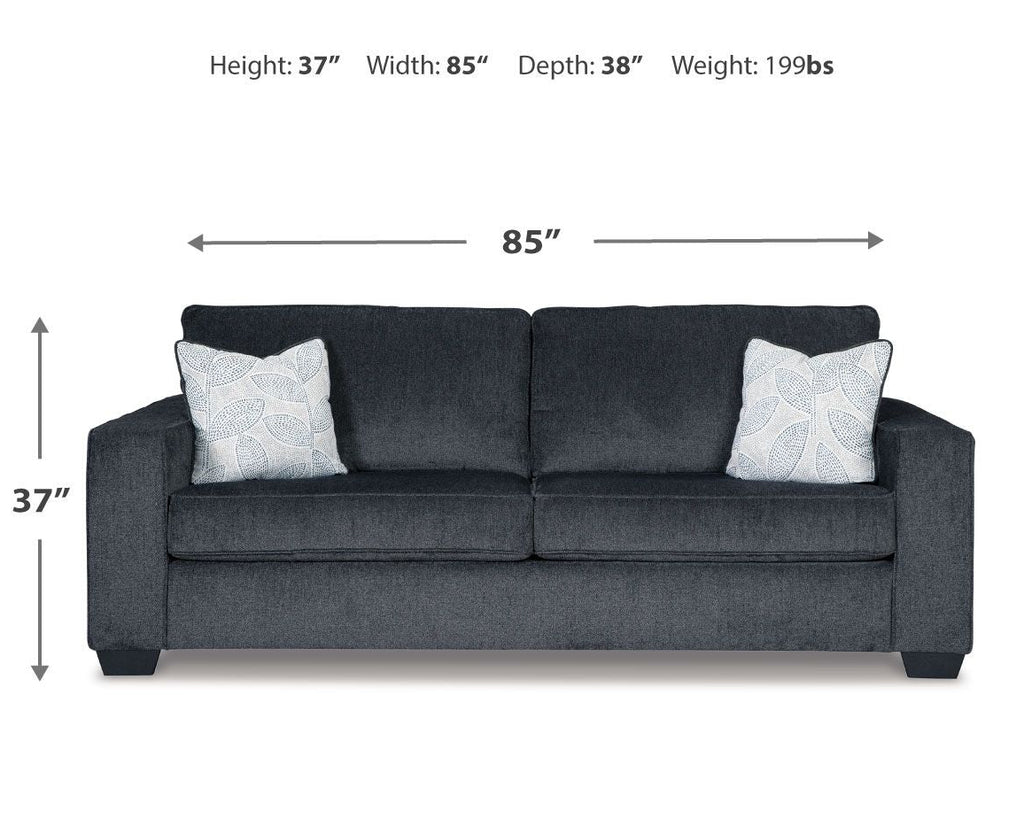 Sleeper Sofa with Memory Foam Mattress, Dark Gray or Light Gray - view 6