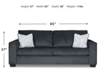Sleeper Sofa with Memory Foam Mattress, Dark Gray or Light Gray - view 6