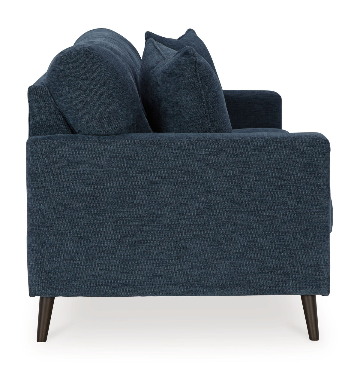 Mid-Century Modern Sofa with Tapered Accent Legs, Blue or Green - view 6