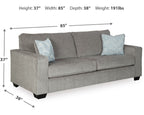 Sleeper Sofa with Memory Foam Mattress, Dark Gray or Light Gray - view 7