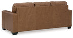 Contemporary Two-Tone Sofa with Clean Lines, Light Brown or Blue - view 5
