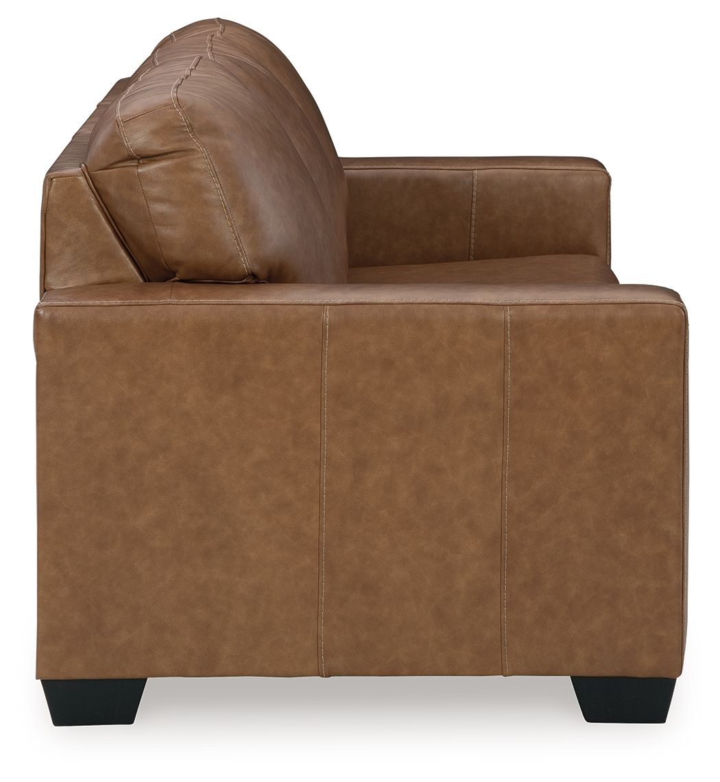Contemporary Two-Tone Sofa with Clean Lines, Light Brown or Blue - view 8