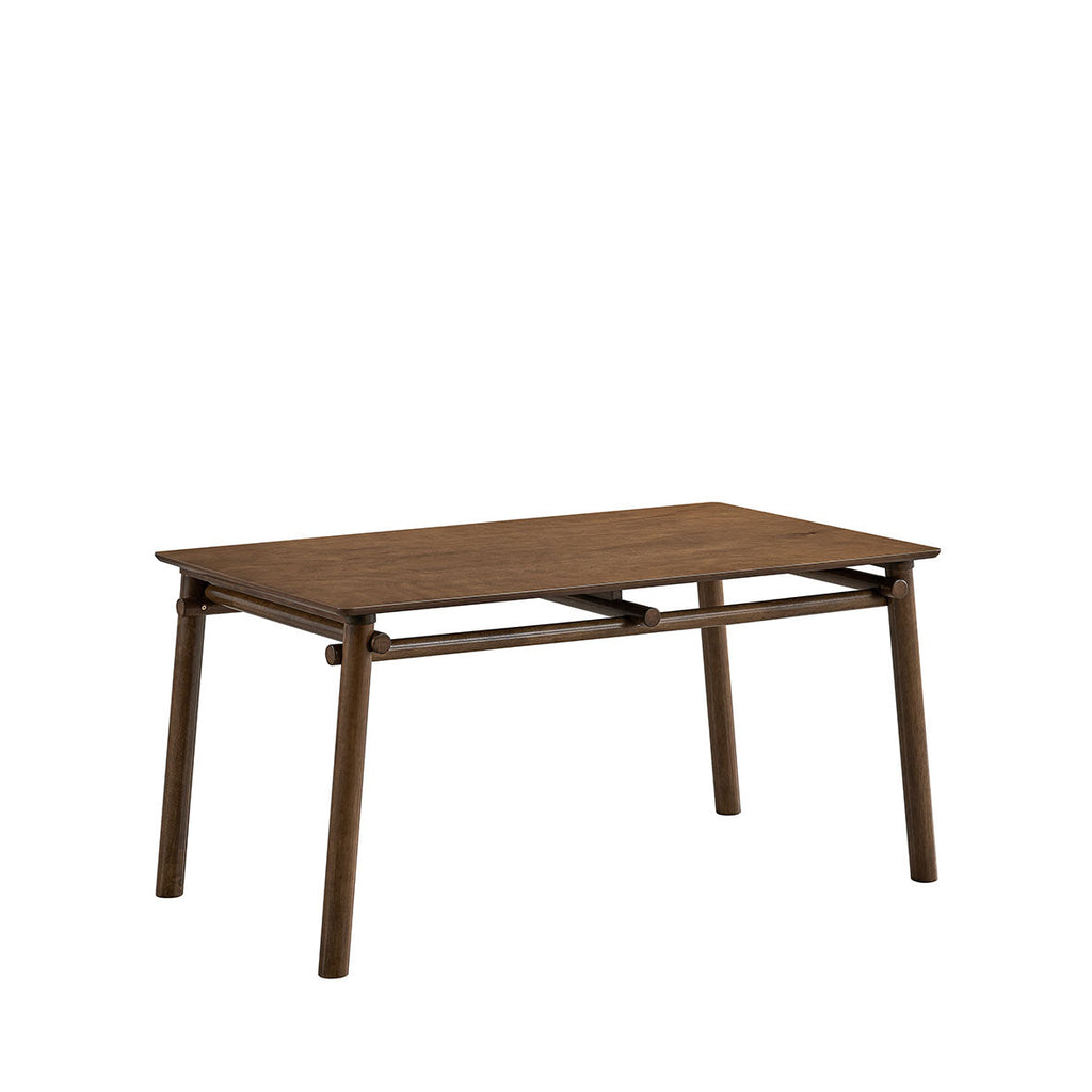 58 in Mid-Century Modern Dining Table for 4 to 6, Walnut or Oak - view 3