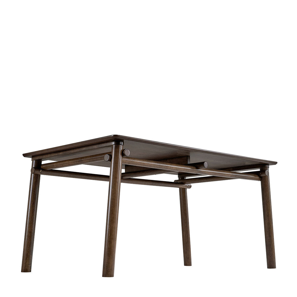 58 in Mid-Century Modern Dining Table for 4 to 6, Walnut or Oak - view 6