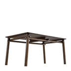 58 in Mid-Century Modern Dining Table for 4 to 6, Walnut or Oak - view 6