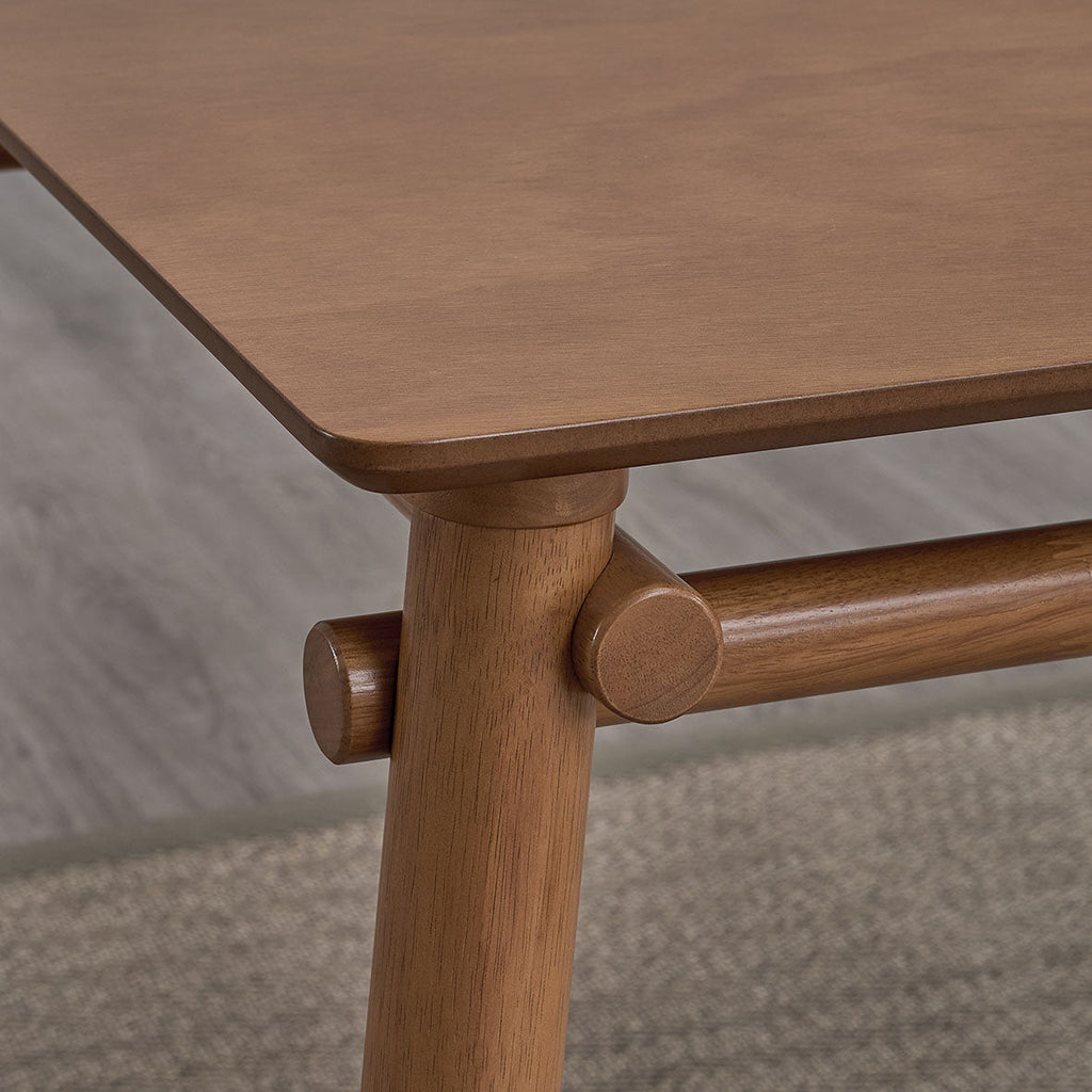58 in Mid-Century Modern Dining Table for 4 to 6, Walnut or Oak - view 10