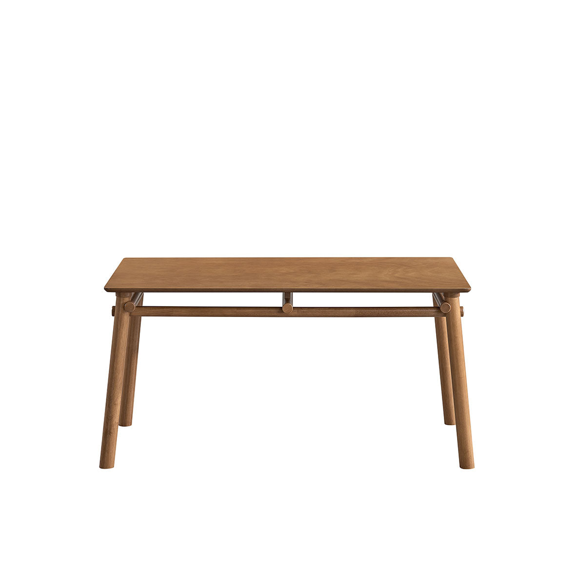 58 in Mid-Century Modern Dining Table for 4 to 6, Walnut or Oak - view 13