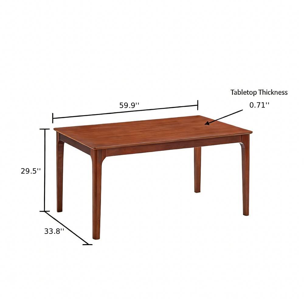 Solid Wood Dining Table and Ladder-Back Chairs, Seats 4 or 6 - view 30