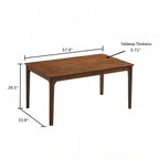 Solid Wood Dining Table and Ladder-Back Chairs, Seats 4 or 6 - view 15