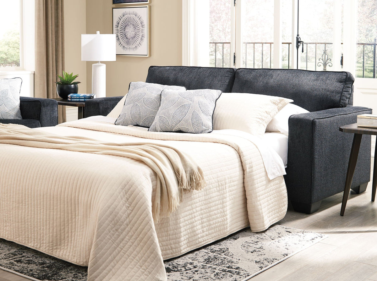 Sleeper Sofa with Memory Foam Mattress, Dark Gray or Light Gray - view 9