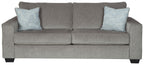 Sleeper Sofa with Memory Foam Mattress, Dark Gray or Light Gray 