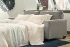 Sleeper Sofa with Memory Foam Mattress, Dark Gray or Light Gray - view 12
