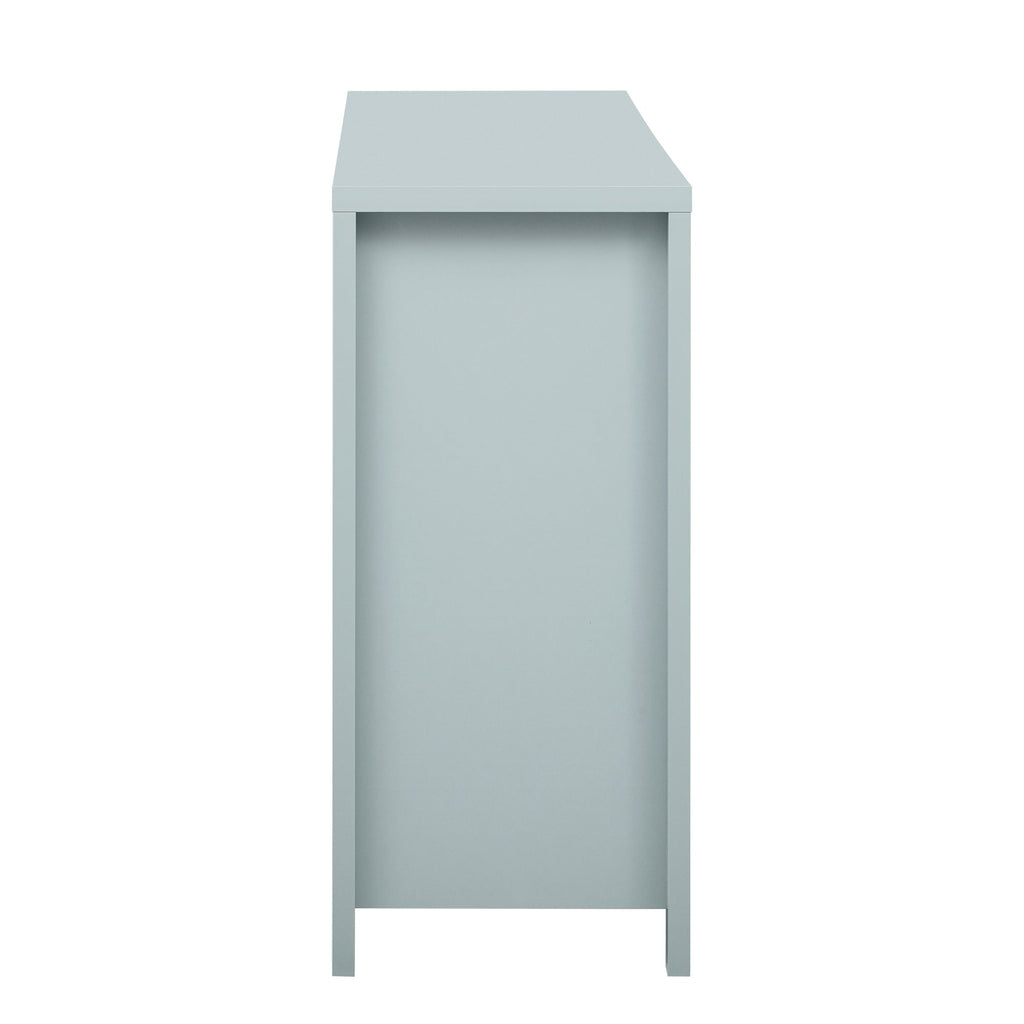 Fluted Sideboard Buffet 55 in, Light Blue, 2 Drawers and 4 Doors - view 15